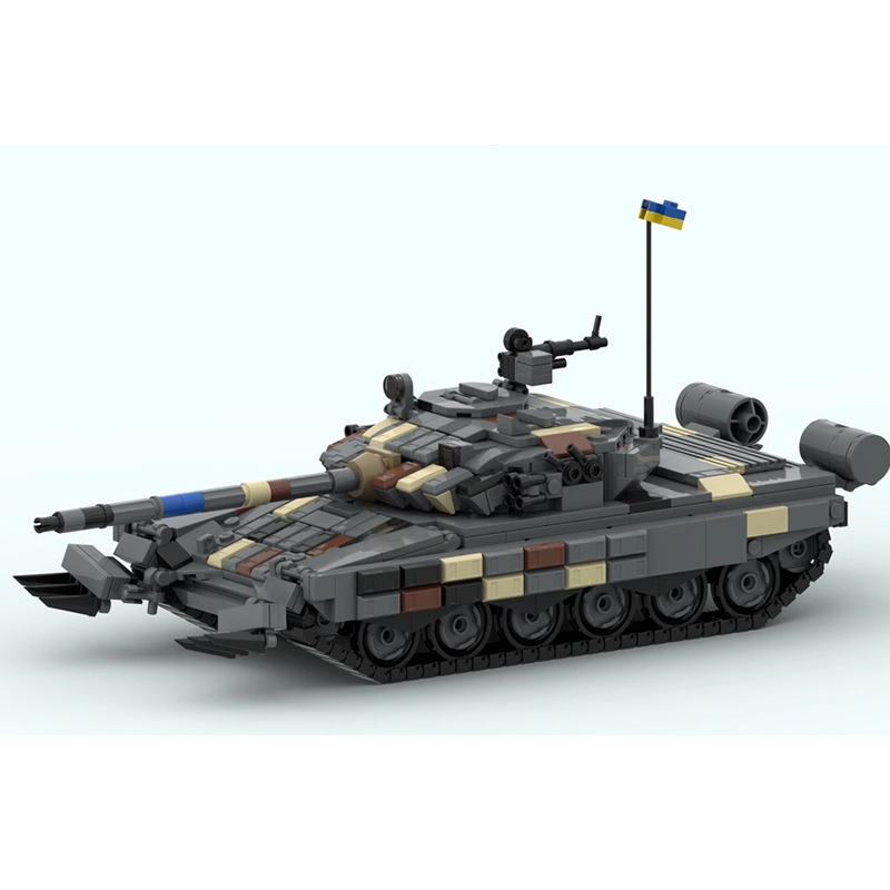 Lego Compatible Military Tank - T-72AV Ana Muharebe Tankı Blokları, Askeri