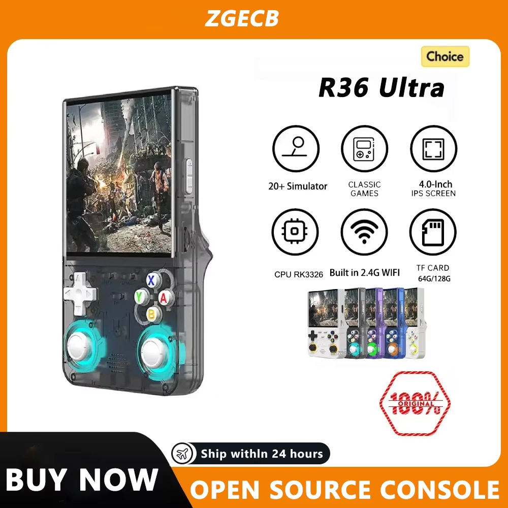 Retro Handheld Game Console R36S - FLLAPT R36Ultra Retro El Video Oyun