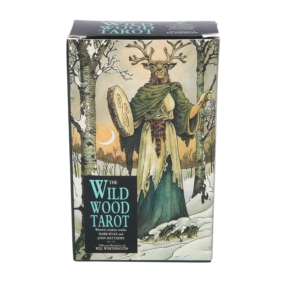 Tarot Cards Deck With Guidebook - Vahşi Ahşap Tarot Kartları 78'li Oracle