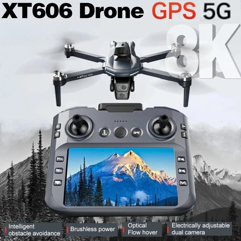 Orijinal XT606 Drone Profesyon - Fpv Brushless Rc Drone 4K incelemesi ve fiyatı