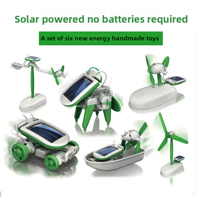 Robot Kitleri 6'sı 1 arada DIY - Stem Solar Robot Kit For Kids incelemesi ve fiyatı