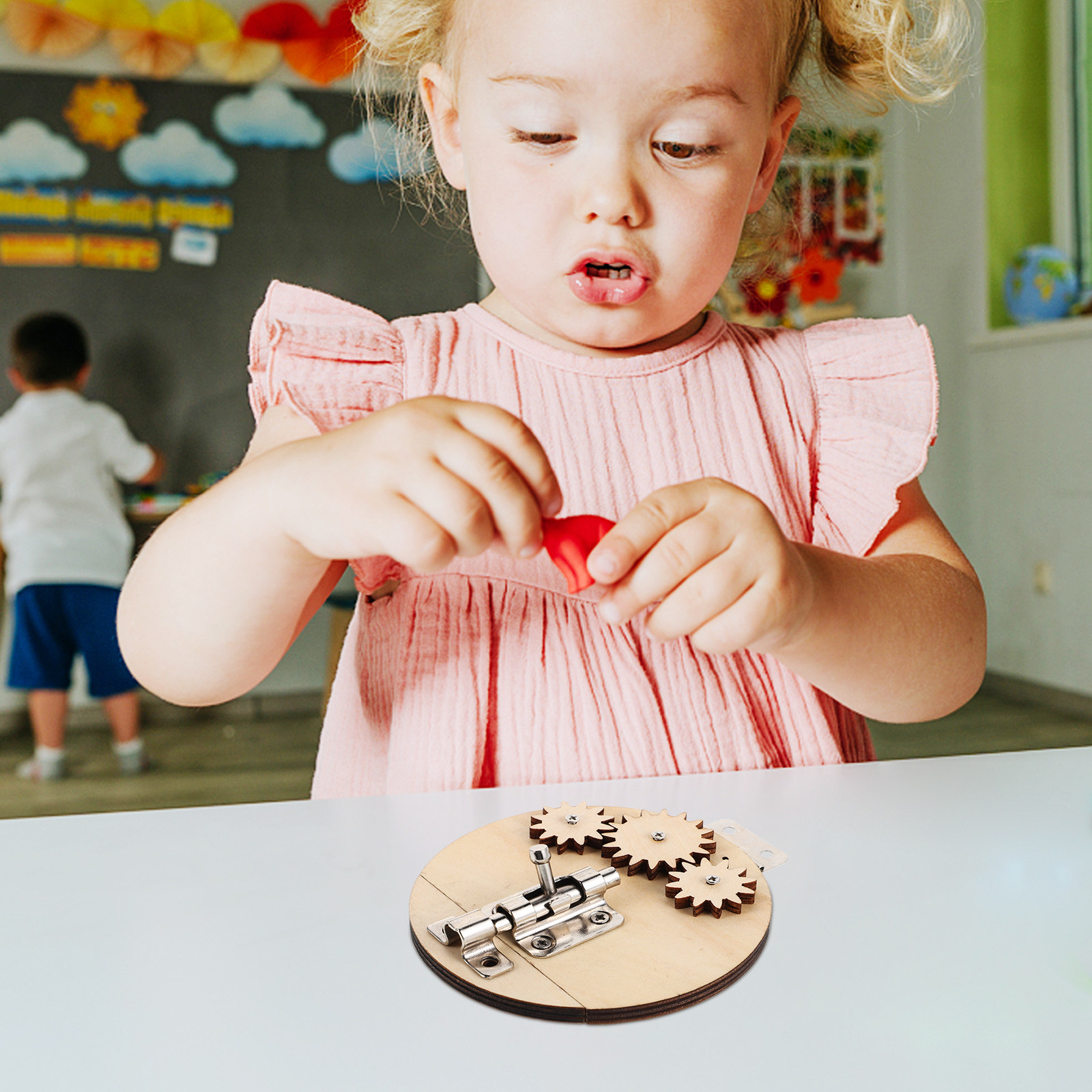 6 Adet Ahşap Duyusal Aktivite  - Montessori Wooden Busy Board Toddler incelemesi ve fiyatı