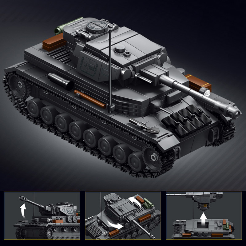 Askeri 1/35 Ölçekli Panzerkamp - Lego Compatible Military Tank incelemesi ve fiyatı