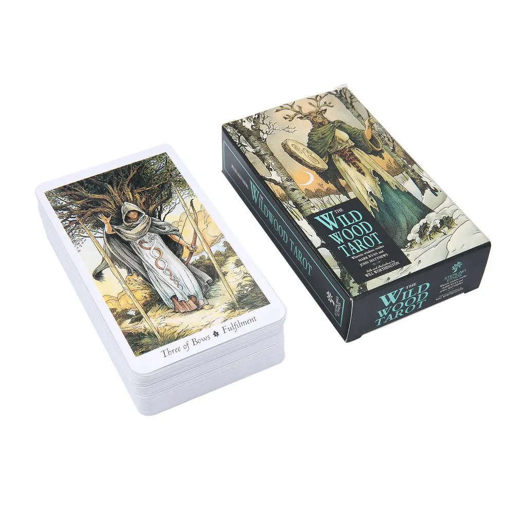 Vahşi Ahşap Tarot Kartları 78' - Tarot Cards Deck With Guidebook incelemesi ve fiyatı