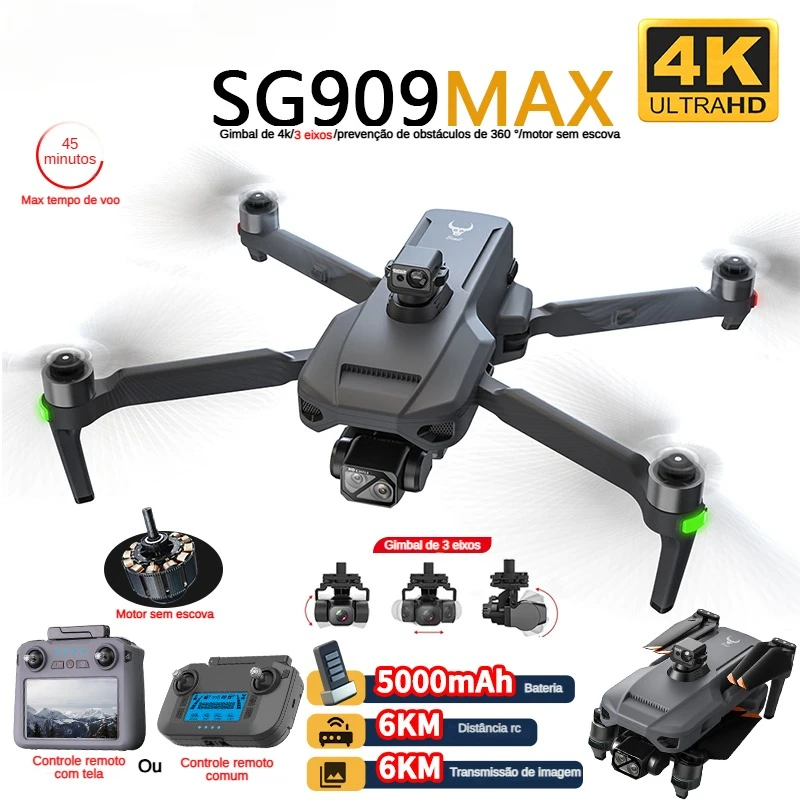 ZLL SG909 SG909MAX 4K Kameralı - Fpv Brushless Rc Drone 4K incelemesi ve fiyatı